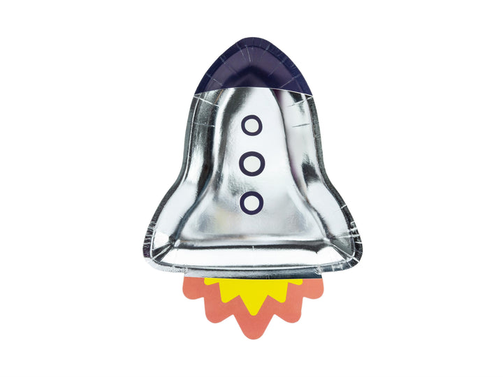 Paper plates Space Party - Rocket