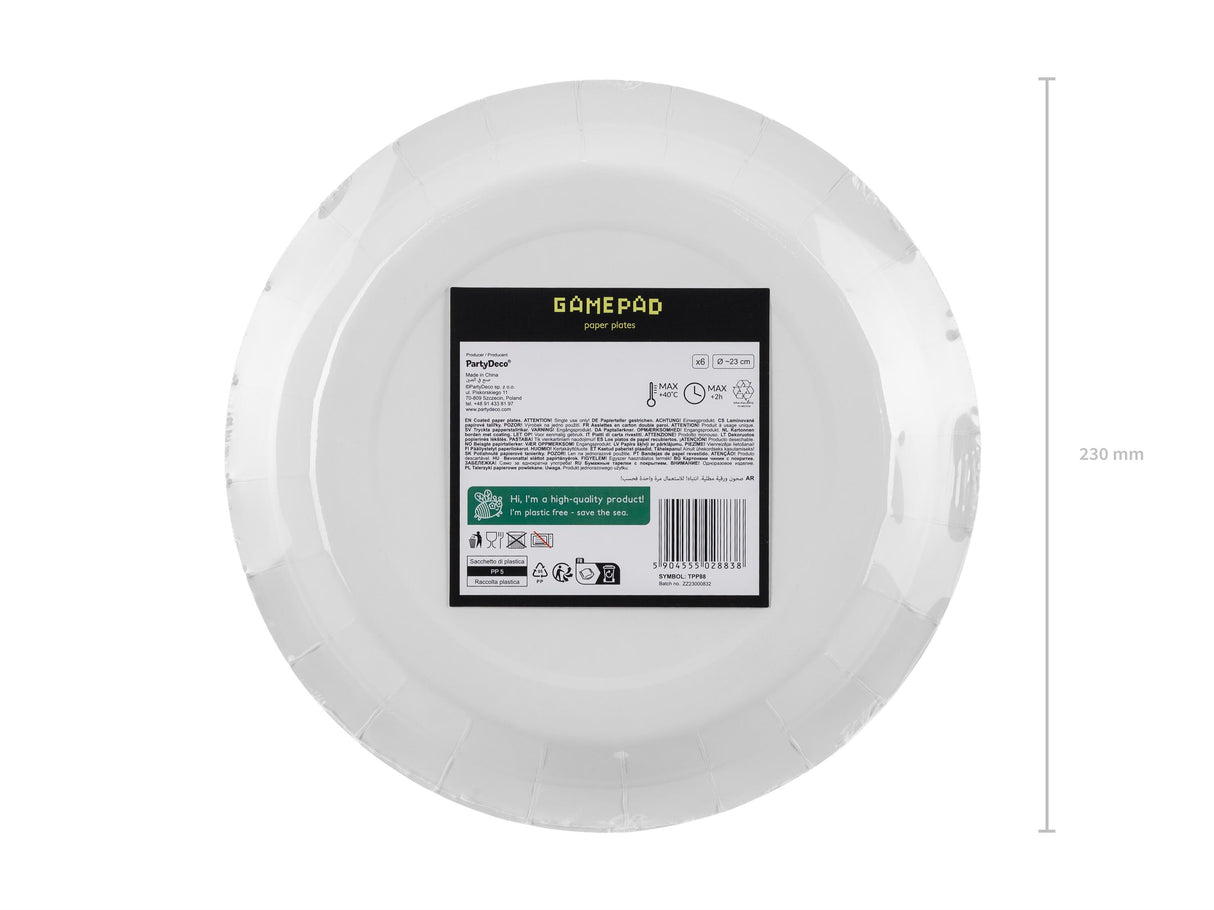 Paper plates Gamepads