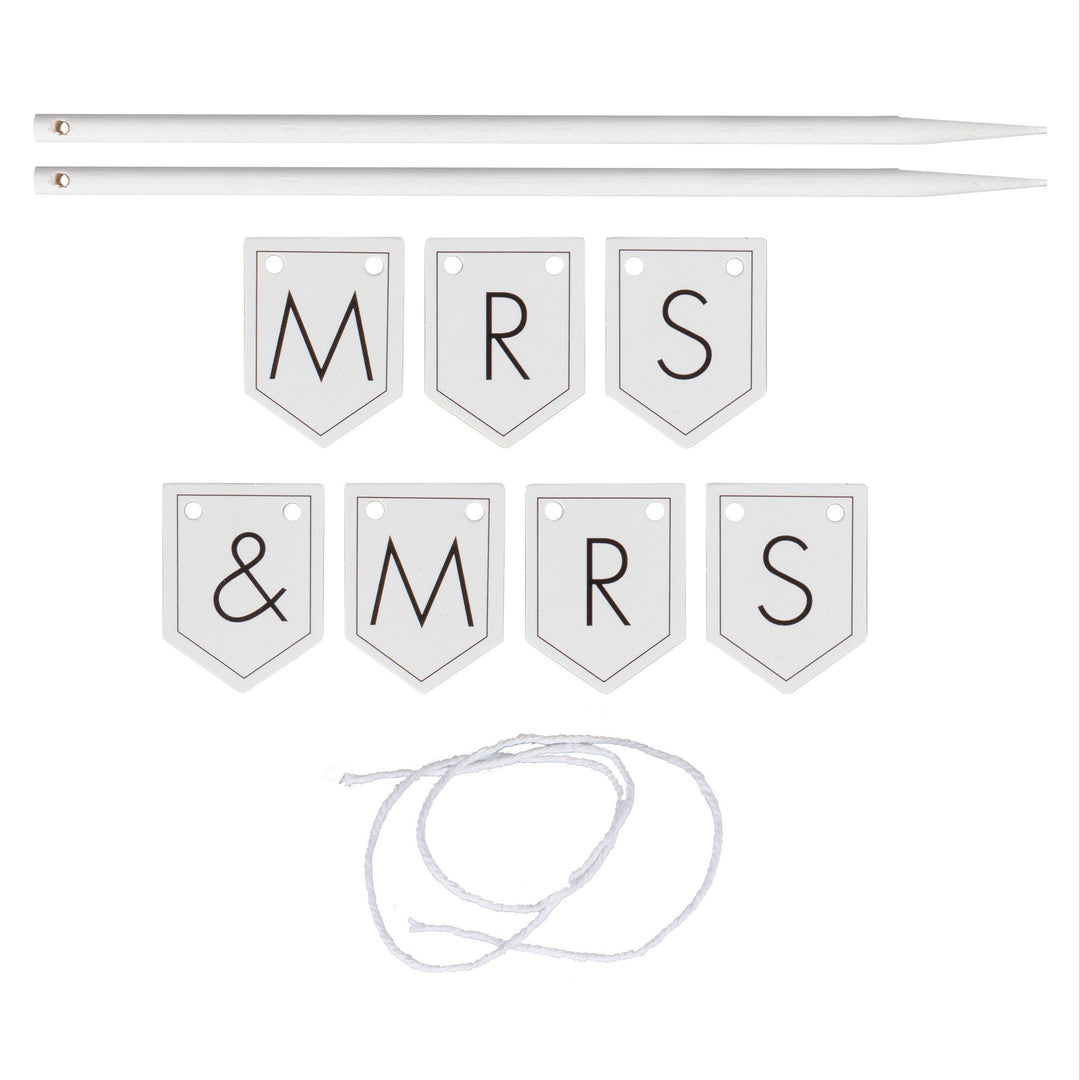 Customisable Wedding Cake Topper Bunting