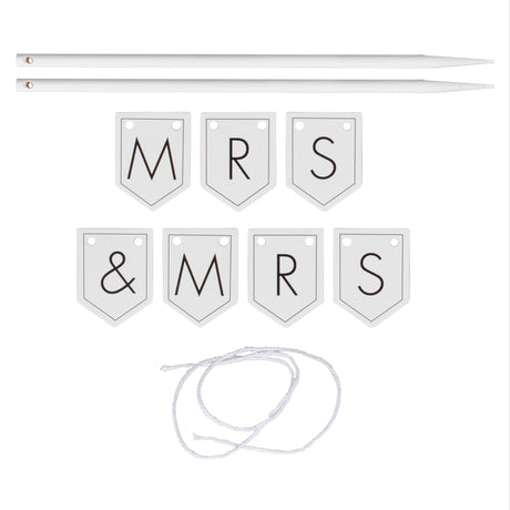 Customisable Wedding Cake Topper Bunting