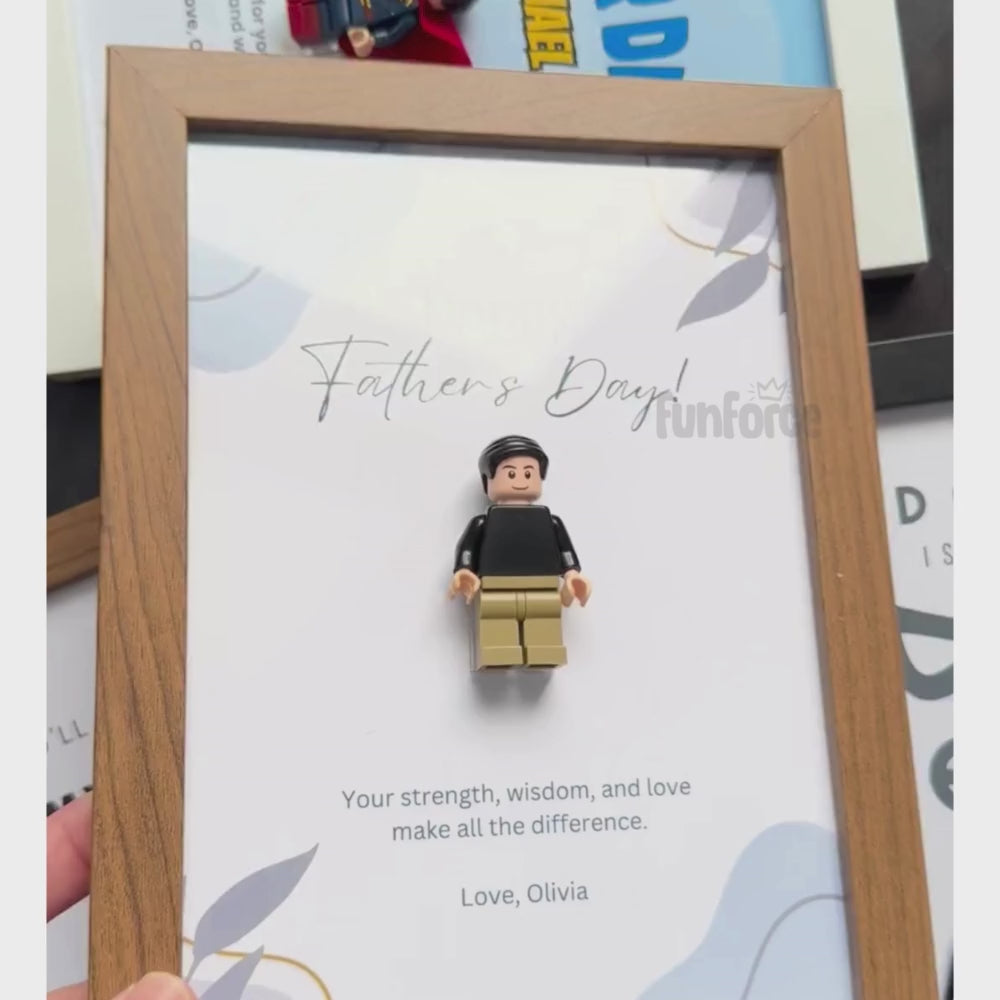 [Natural] Custom Minifigure Photo Frame