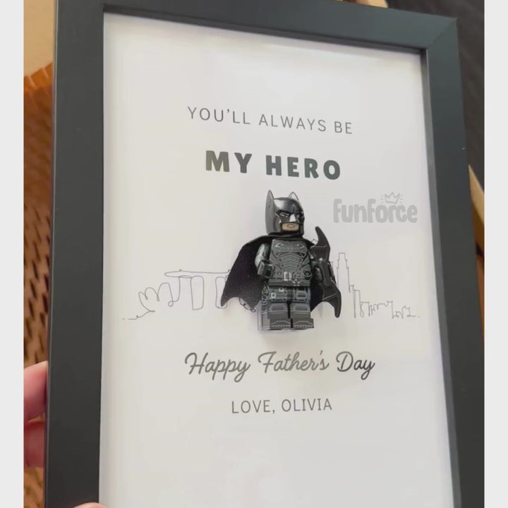 [Hero Dad Knight] Father's Day Minifigure Photo Frame