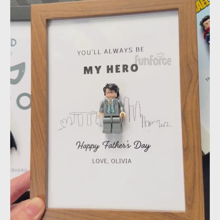 [Everyday Hero] Father's Day Minifigure Photo Frame