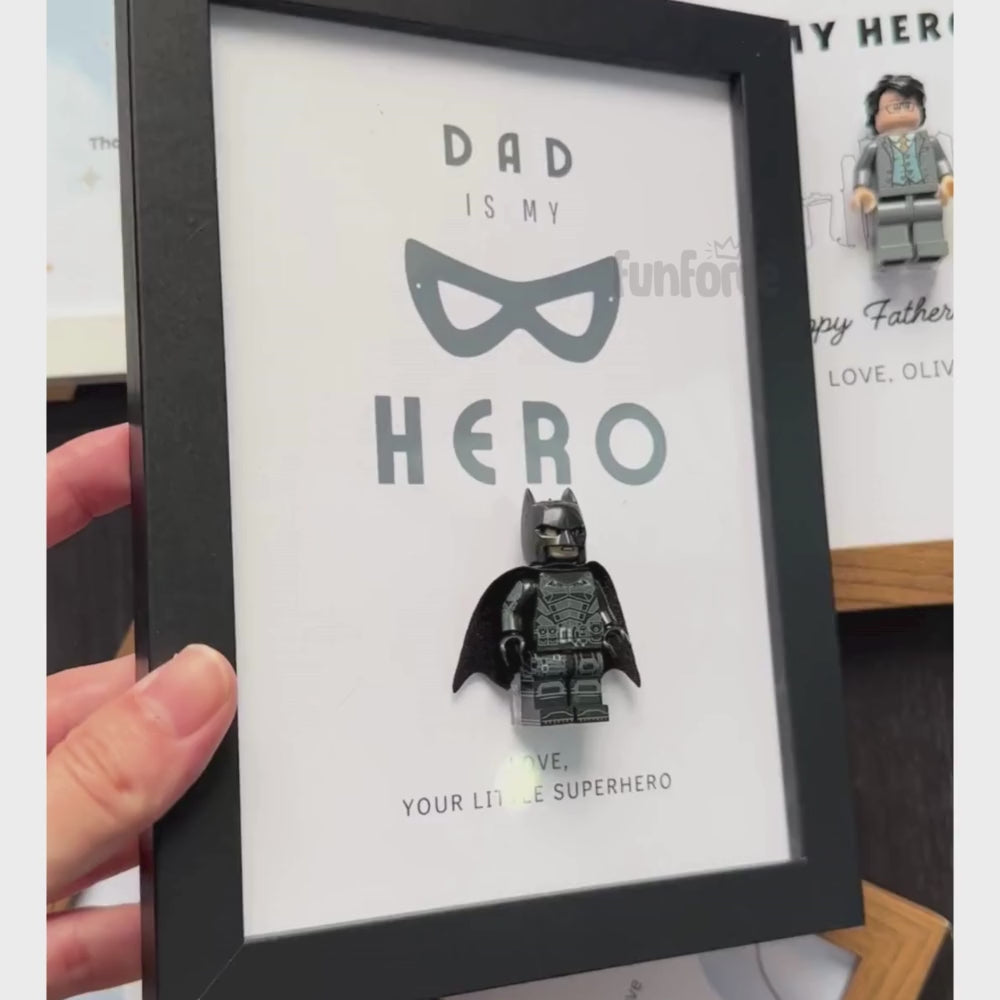 [Dark Knight] Father's Day Minifigure Photo Frame