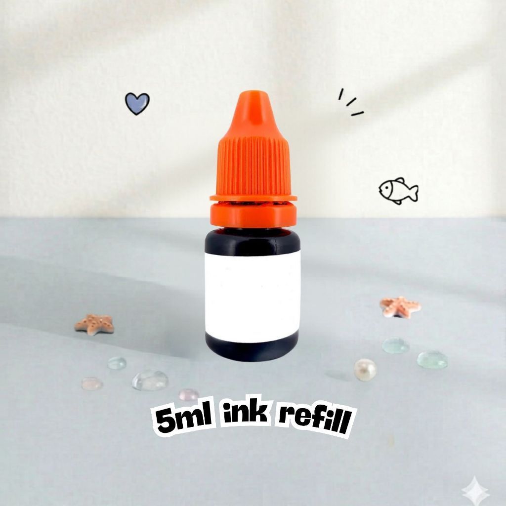 Personalised Fabric Name Stamp for Kids Permanent Waterproof Refillable