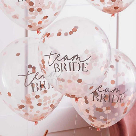 Confetti Filled Team Bride Hen Party Balloons for Hen Party Bridal