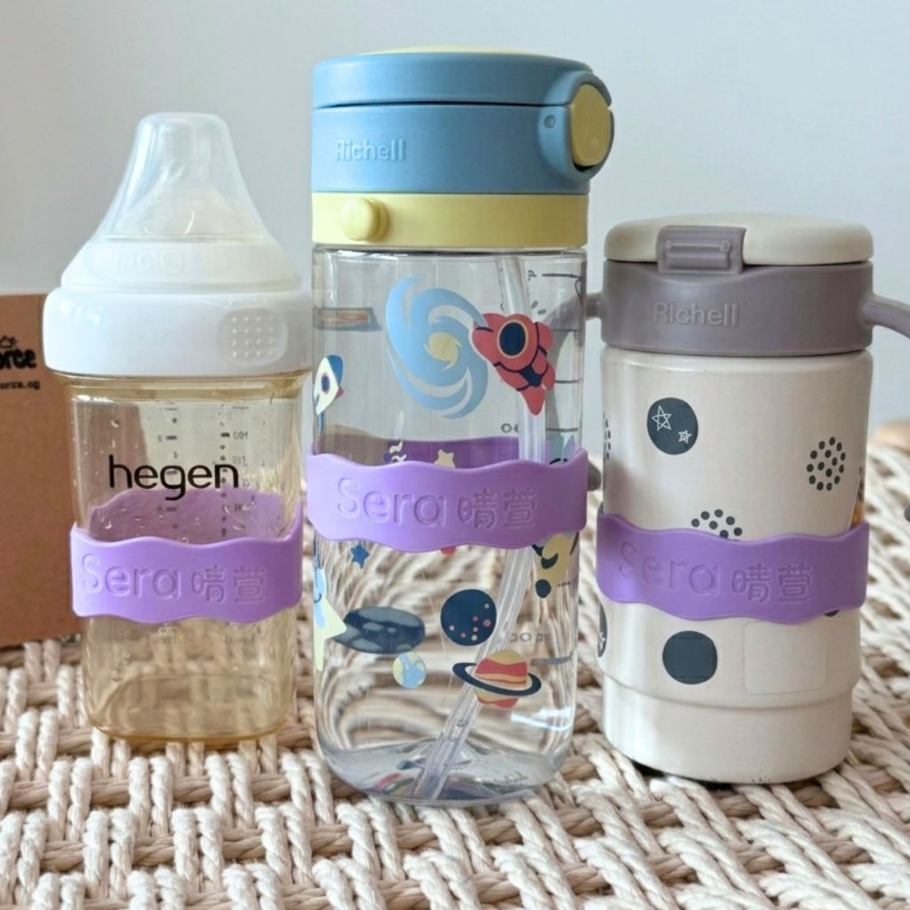 Personalised Name Label Milk Bottle Band Kids Water Bottle Band