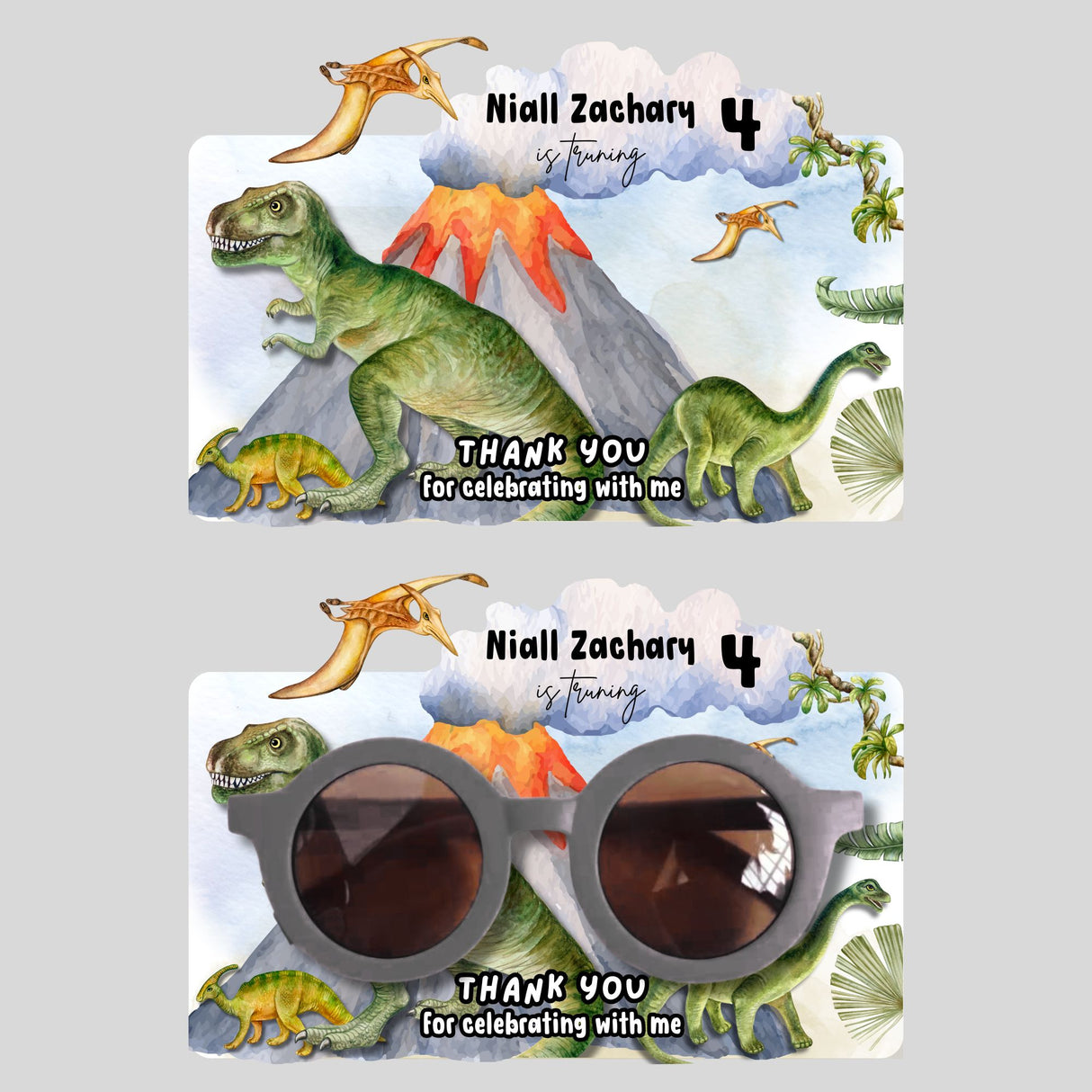 Sunglasses with Backing