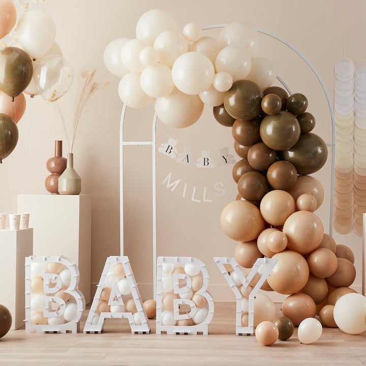 Neutral Baby Shower Balloon Bundle