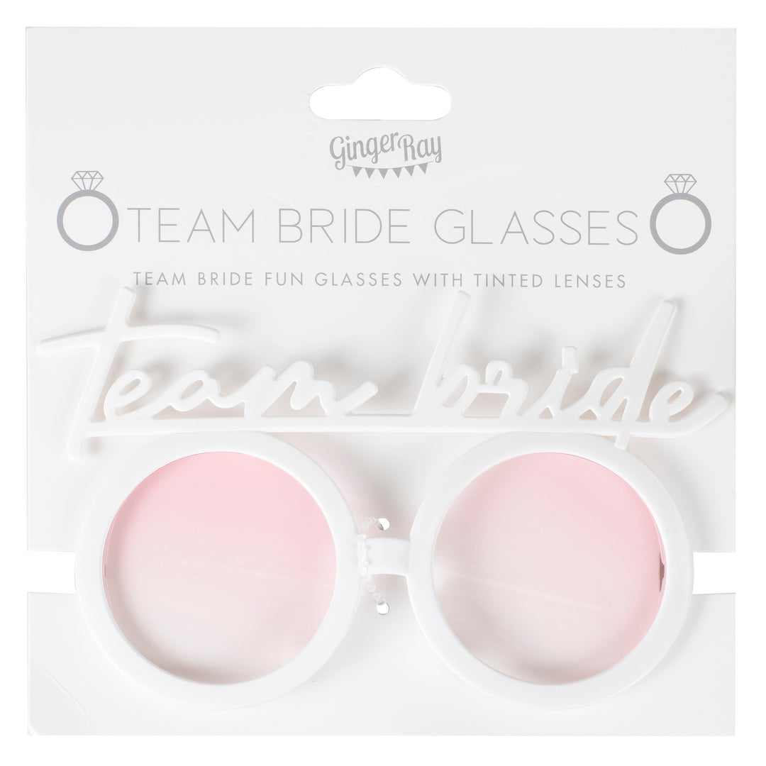 Team Bride Hen Party Fun Glasses