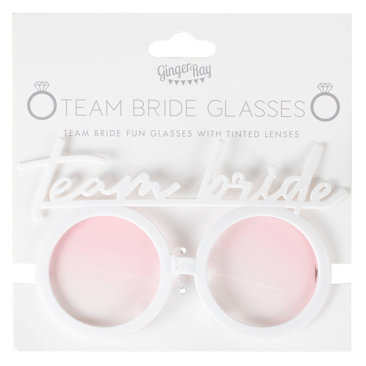 Team Bride Hen Party Fun Glasses