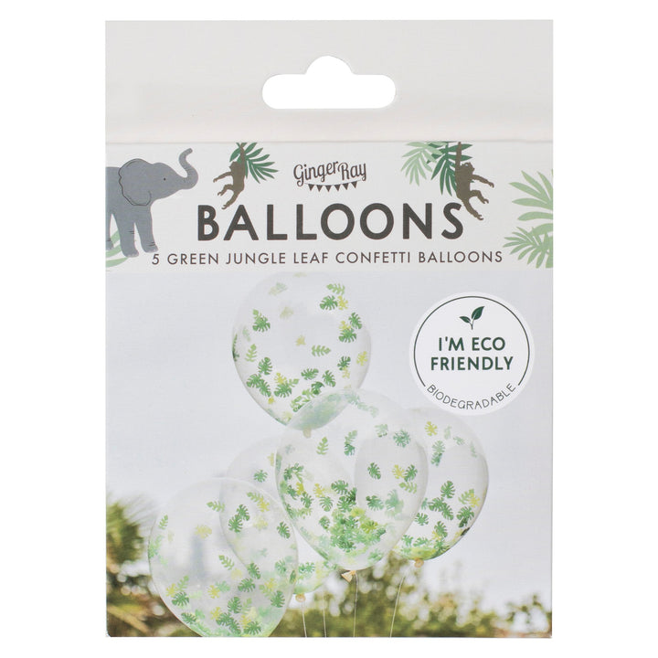 Jungle Confetti Balloon Bundle